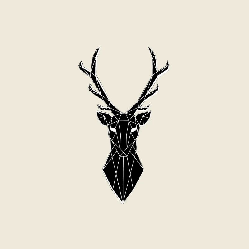 stylized deer
