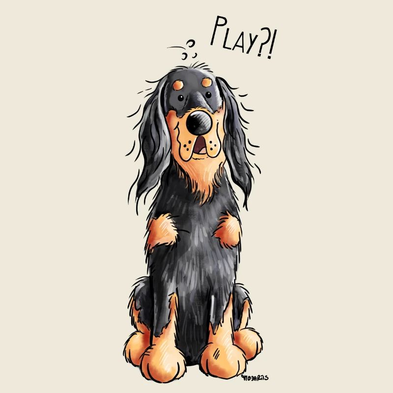 Play Gordon Setter - Dog - Dogs - Gift
