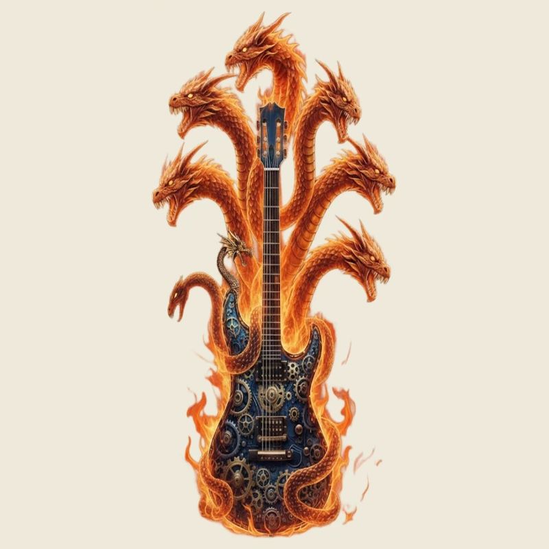 Fire Dragon Guitar Magic