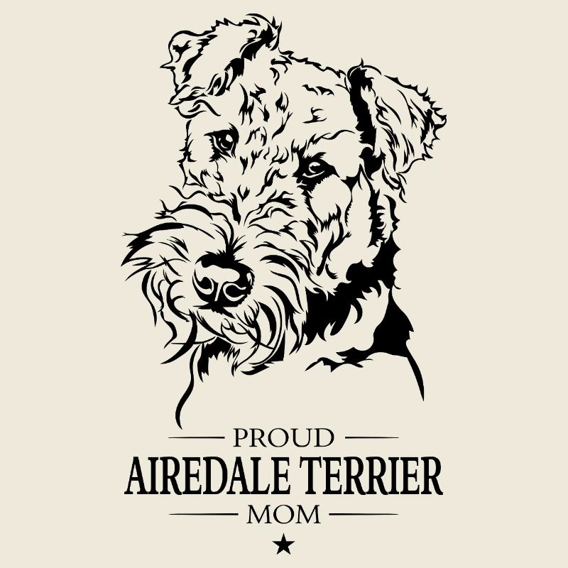 Airedale Terrier Maman Chien Chien Wilsigns