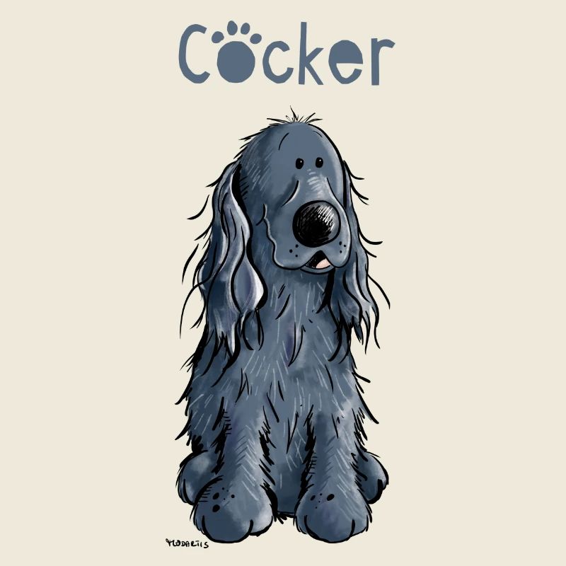 Lustiger Cocker Spaniel