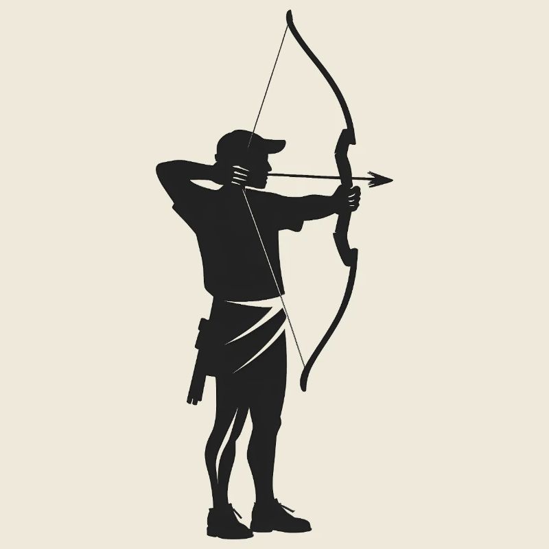 Archer - Cool Silhouette Logo