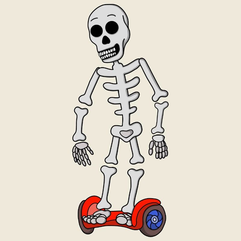 Gruselige Schwebeknochen