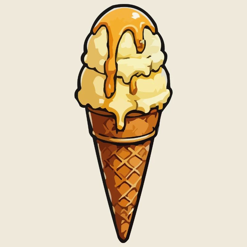 Cornet de glace Caramel Rip