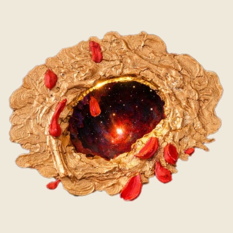 Galactic Donut with Cosmic Core Opening
