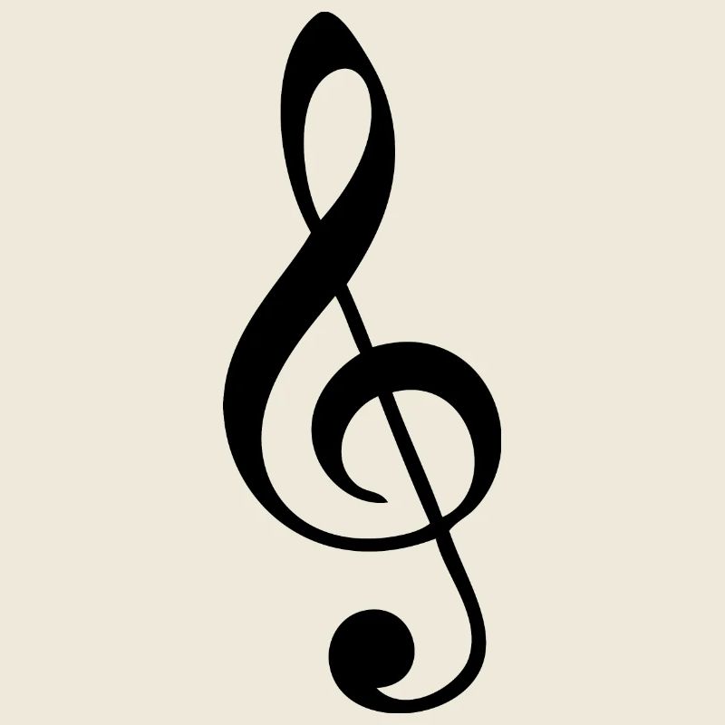 Unique clef t shirt design