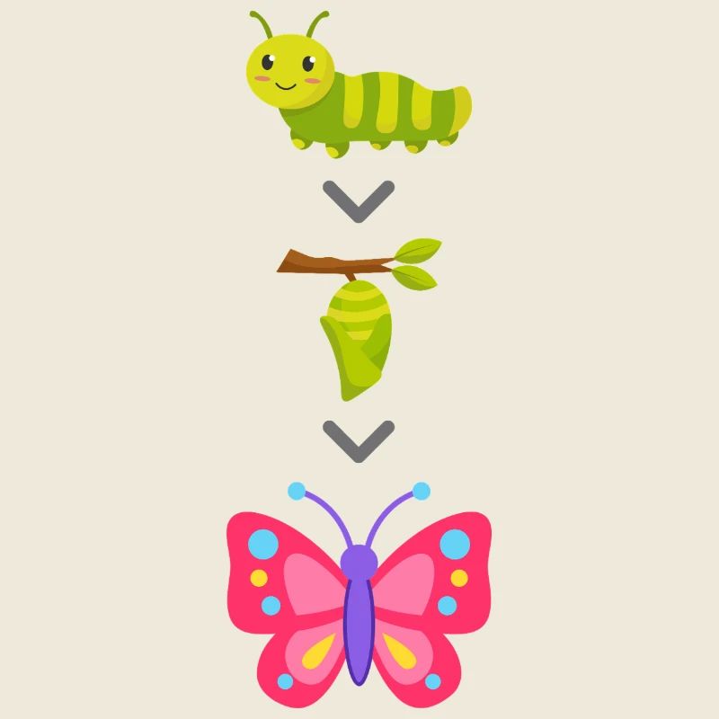 Caterpillar to Butterfly Transformation