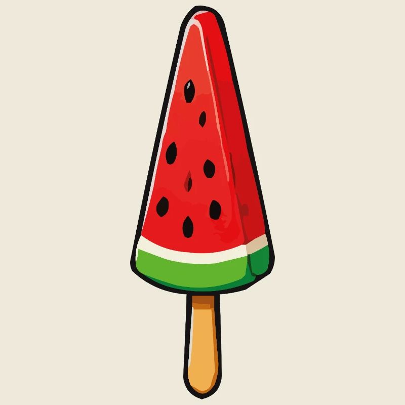 Glaces à la pastèque