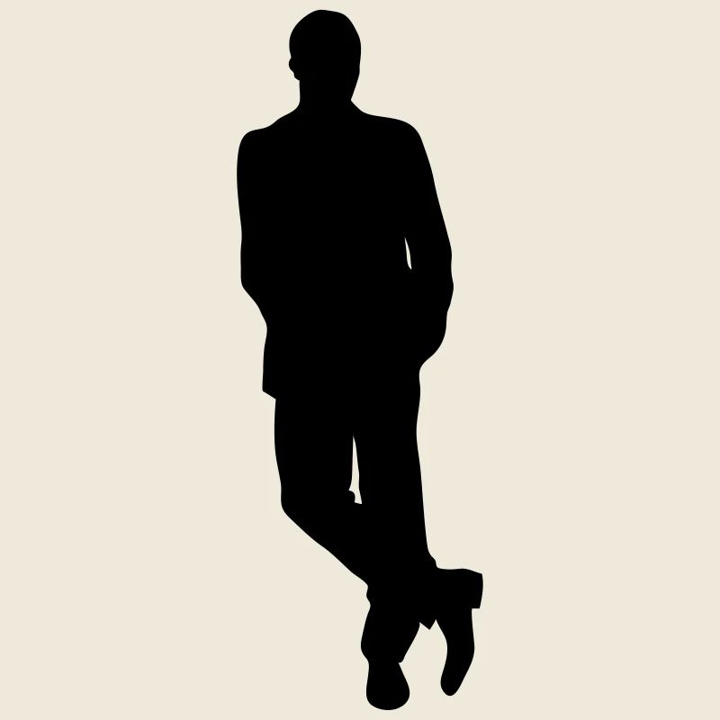 Man silhouette Silhouette vector design