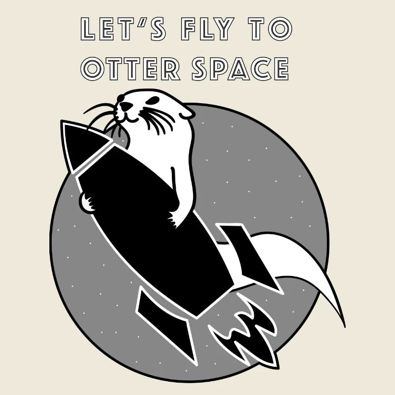 Volons DE L'ESPACE OTTER - NOIR ROCKET