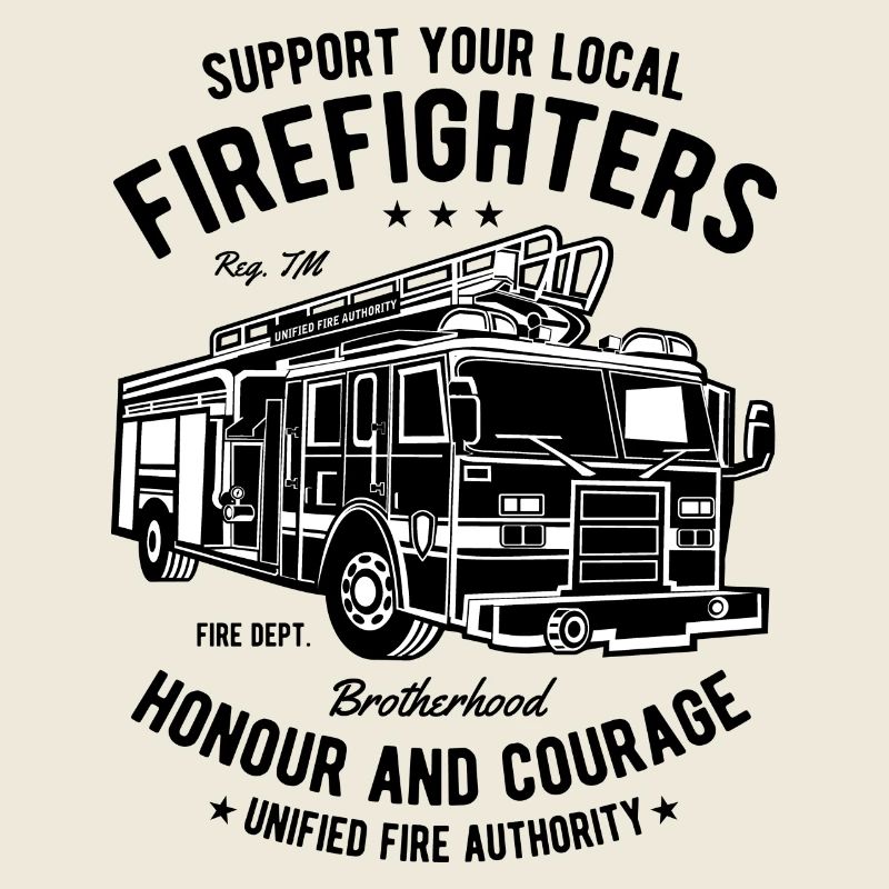 POMPIERS CAMION - Conception de camion de pompiers shirt