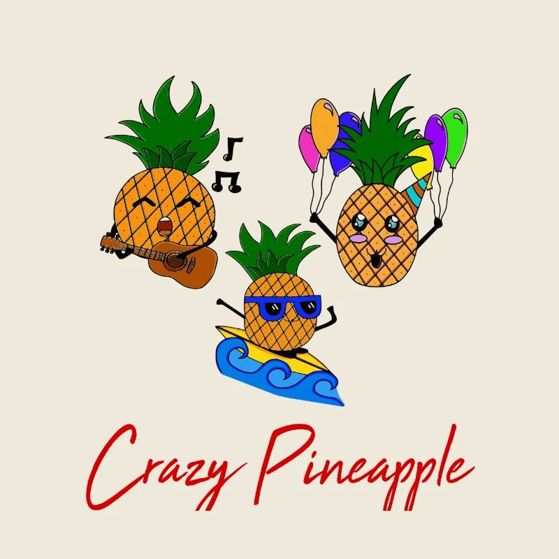 Crazy Pineapple / Summer / Crew / Proverbs / Pineapple