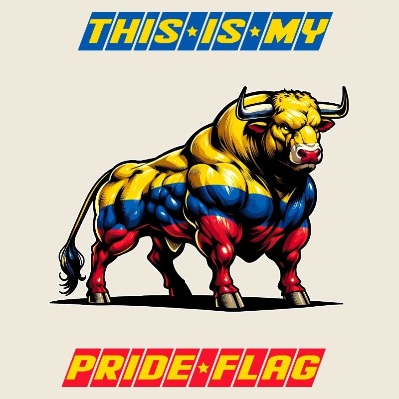 This is my pride flag Colombia