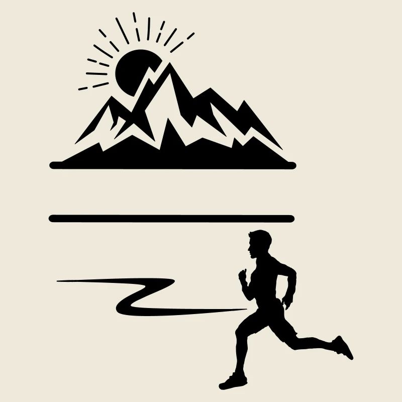 Runner Man Mountains
