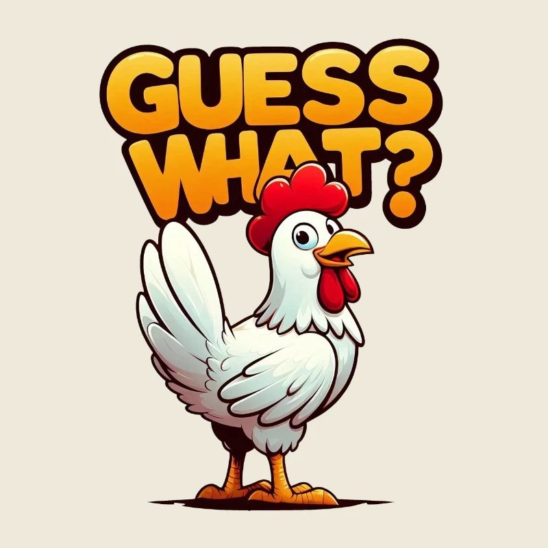 Funny Chicken, CHICKEN BUTT, GUESS WHAT?