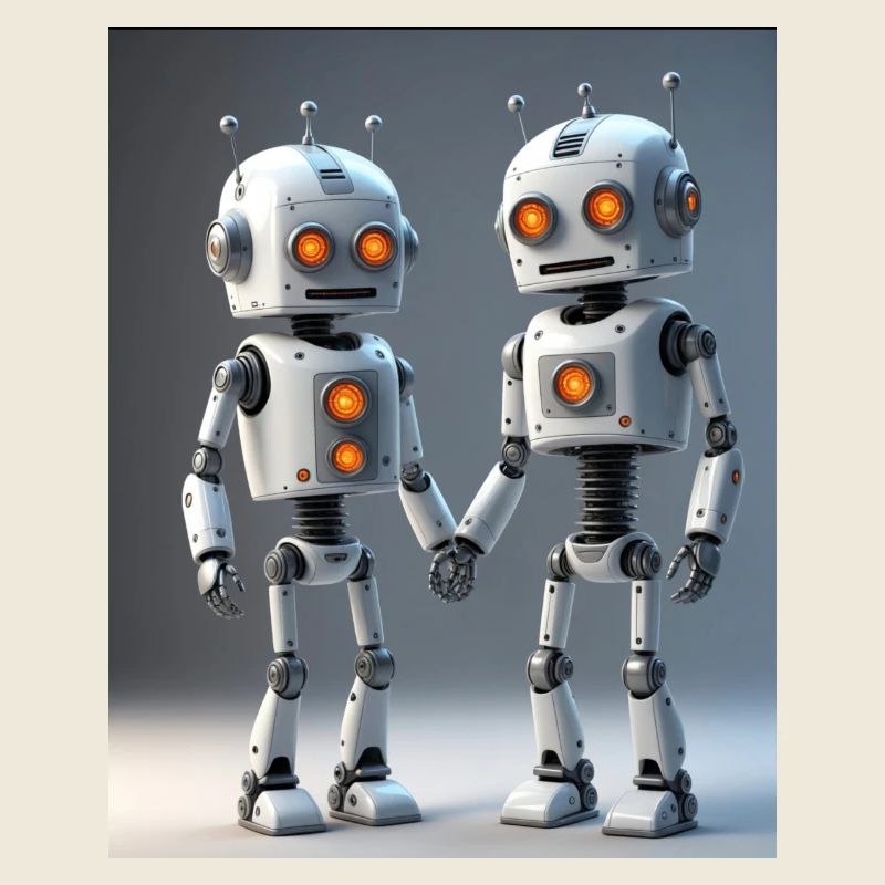 Roboter Pärchen