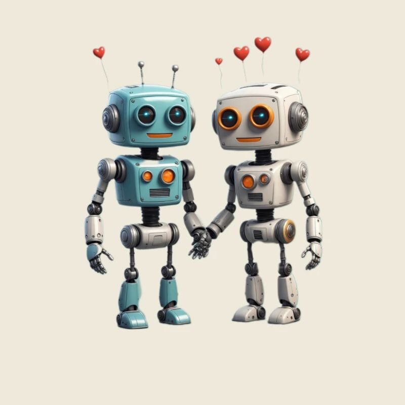 Roboter Pärchen