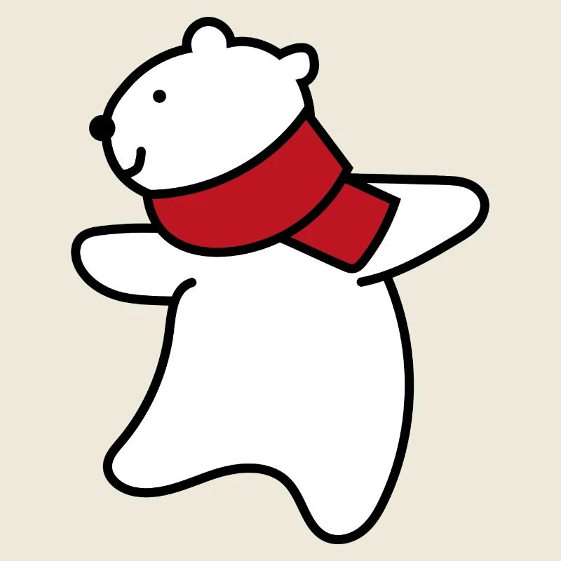 kleiner süsser Eisbär