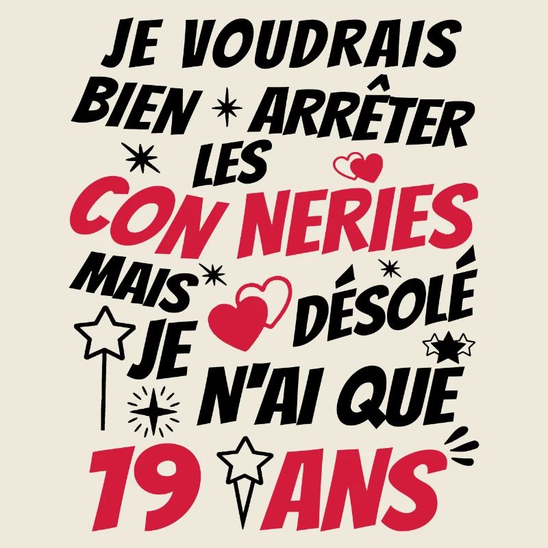 j'ai 19 ans / idée cadeau anniversaire / 19 ans