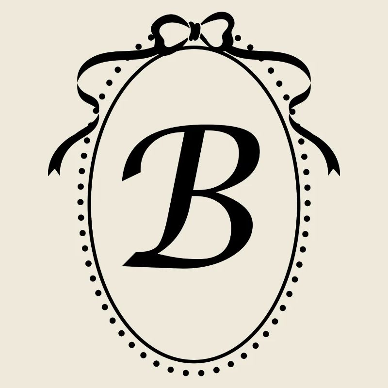 Vintage Buchstabe B Band - Geschenkidee