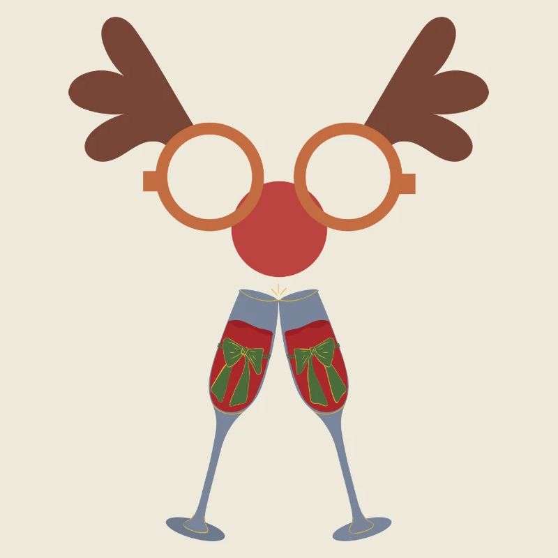 Weihnachtsdesign-Geschenkidee-Feier