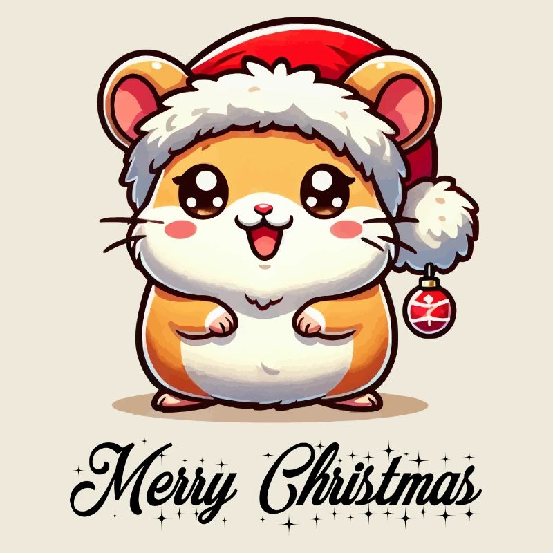 Hamster Weihnachten Joyeux Noël