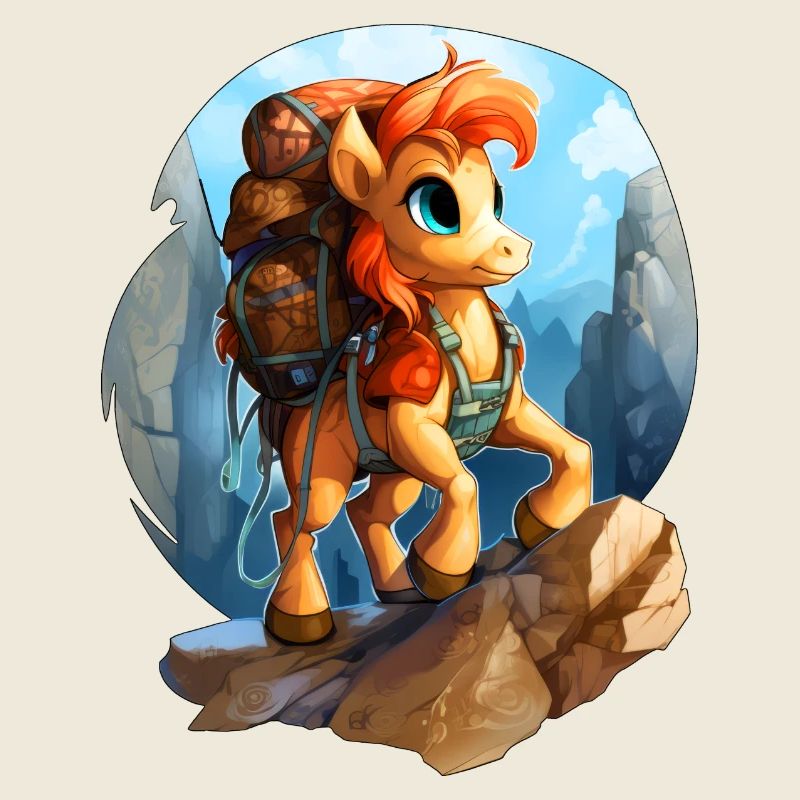 Ponies Hiking / Mountaineering Pony