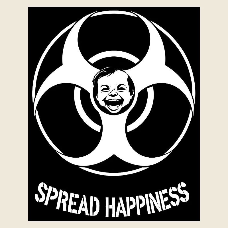 SpreadHappiness schwarzer Hintergrund