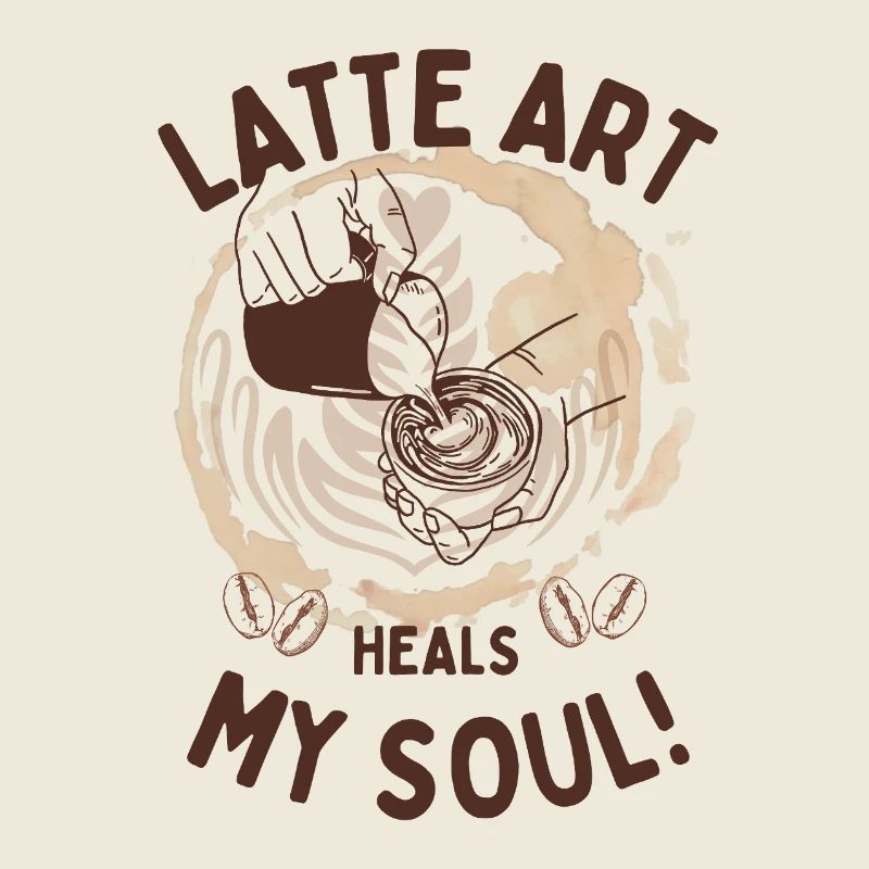 Latte Art guérit mon âme – Conception de café barista