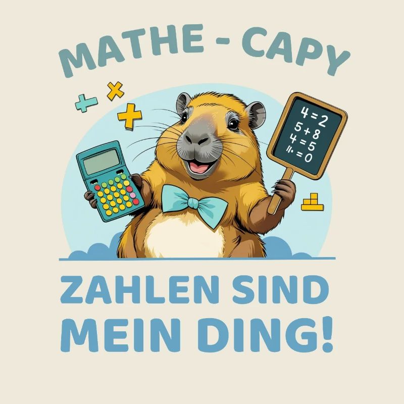 Math Capybara – Numbers are my thing!