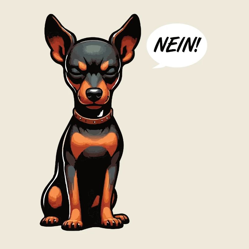 Pas de Pinscher miniature Pinscher Propriétaire de Pinscher