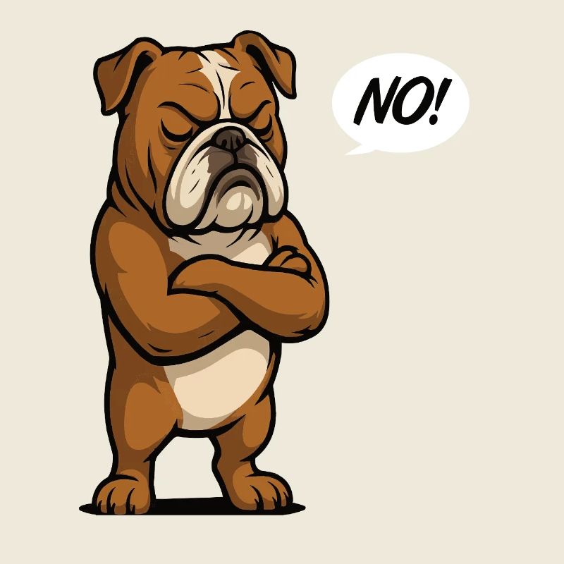 Pas de bouledogue anglais Bully Bully Owner