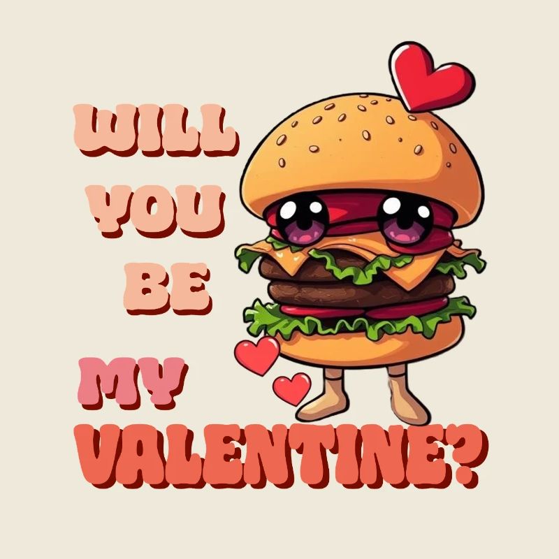 Burger de la Saint-Valentin - Veux-tu être mon Valentin ?