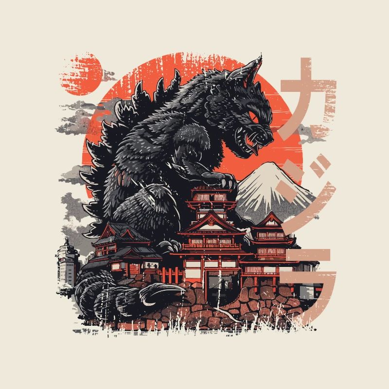 Catzilla Kaiju Cat Japan
