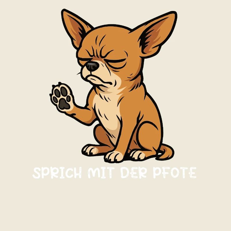 Sprich mit der Pfote Chihuahua Chihuahuabesitzer 