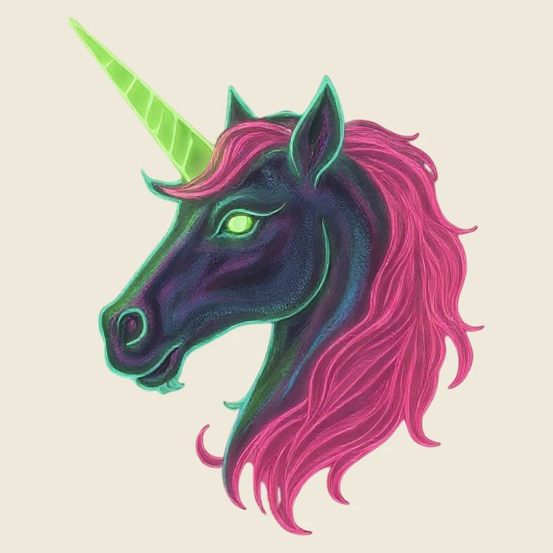 Neon Unicorn Unicorn