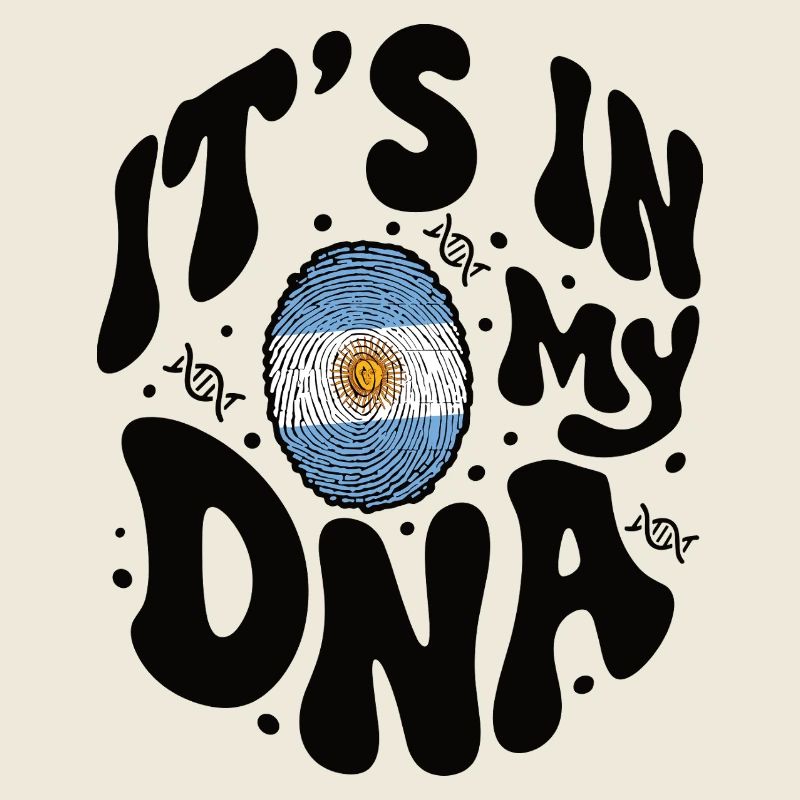 ADN argentin Drapeau argentin Hispanique