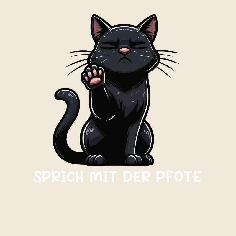 Parler à la patte Chat Chats Chat Noir