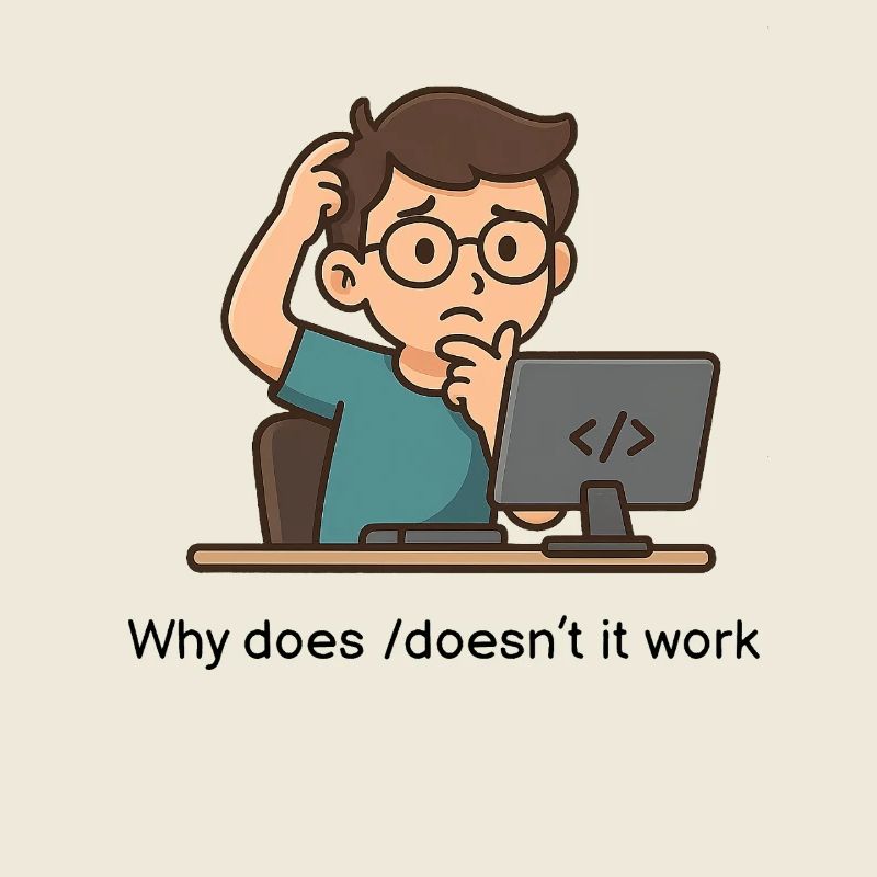 Pourquoi ça marche/ça ne marche pas