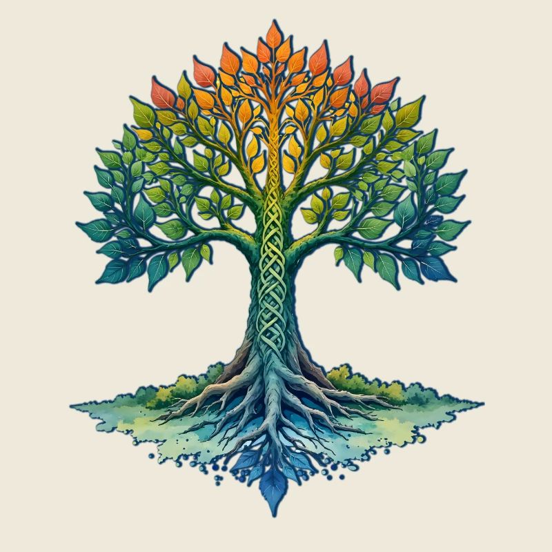 Regenbogenbaum des Lebens