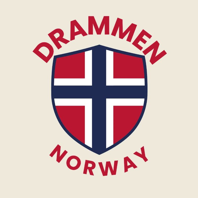 Drammen Norway Shield Emblem