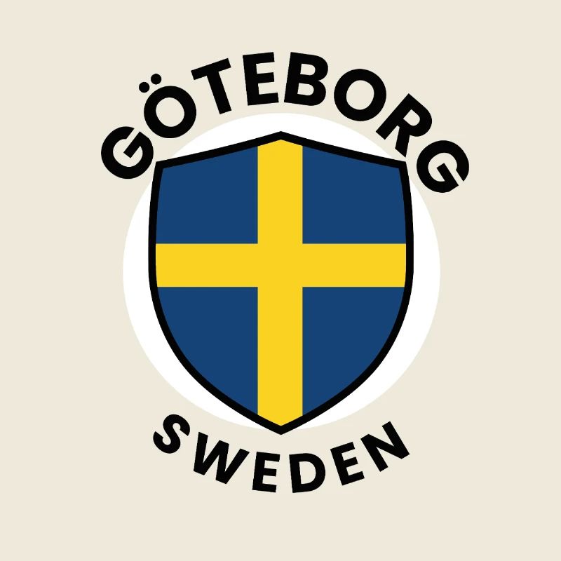Bouclier du drapeau de Göteborg