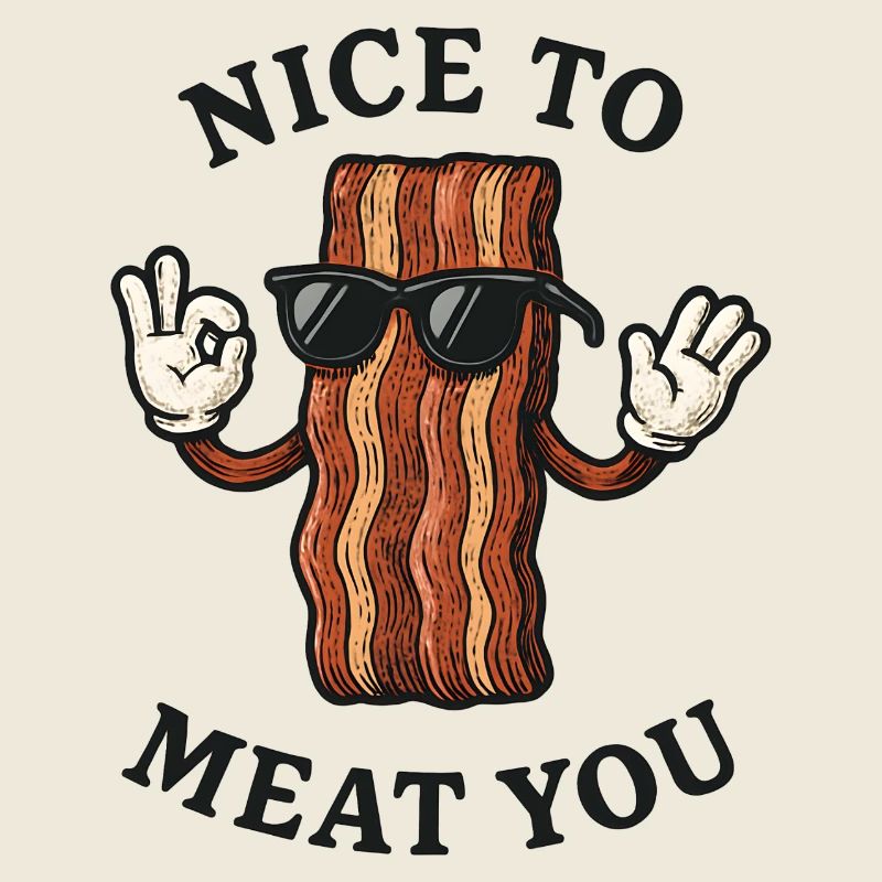 Lunettes de soleil Bacon : Sympa de te dévorer