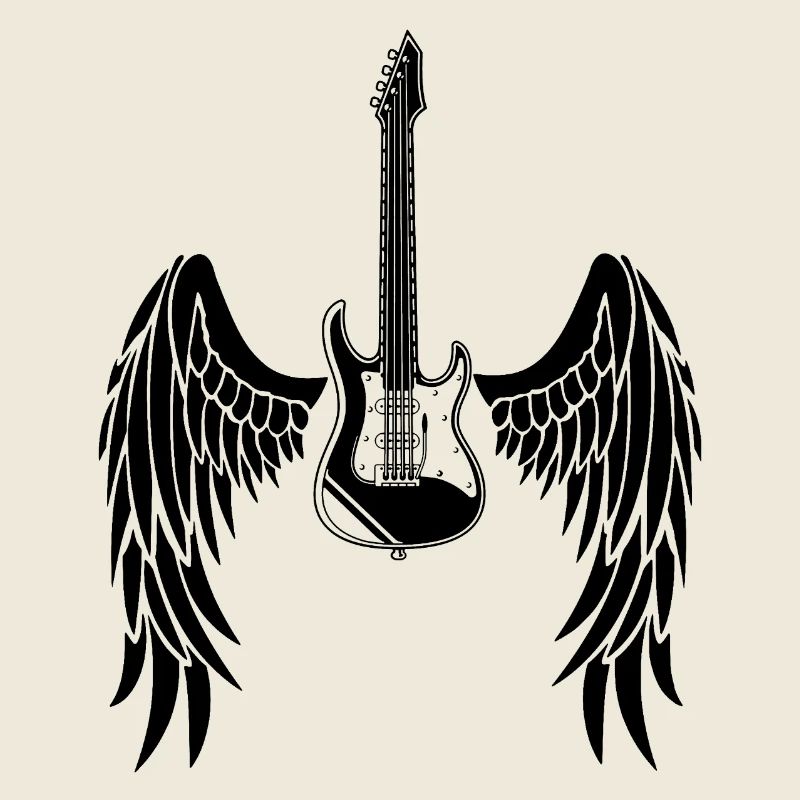 Black Winged Guitar