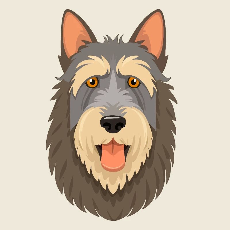 Irish Wolfhound (bande dessinée/portrait)