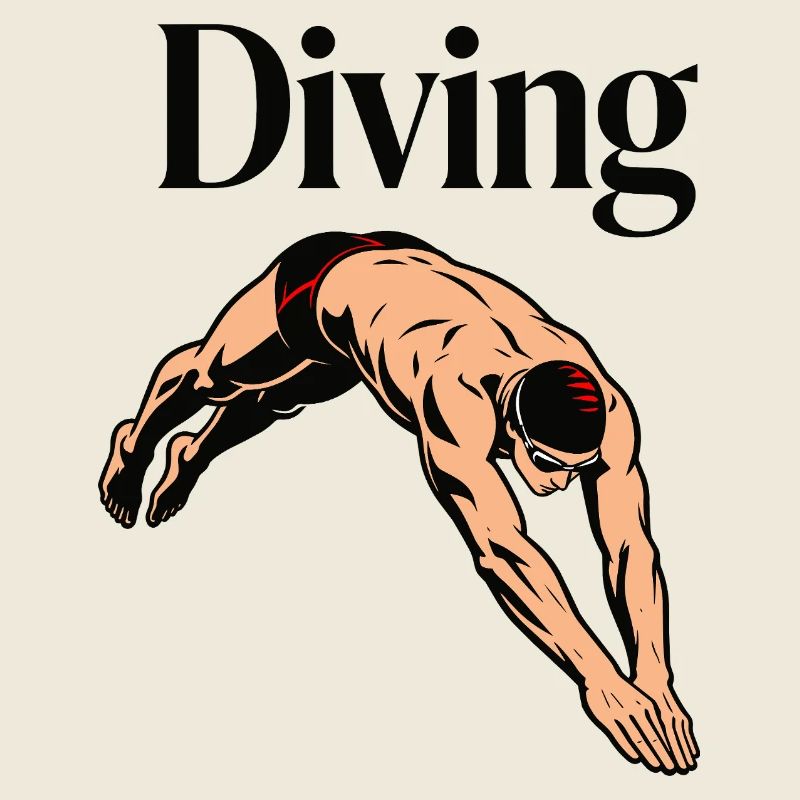 Plongeon, plongeon, natation