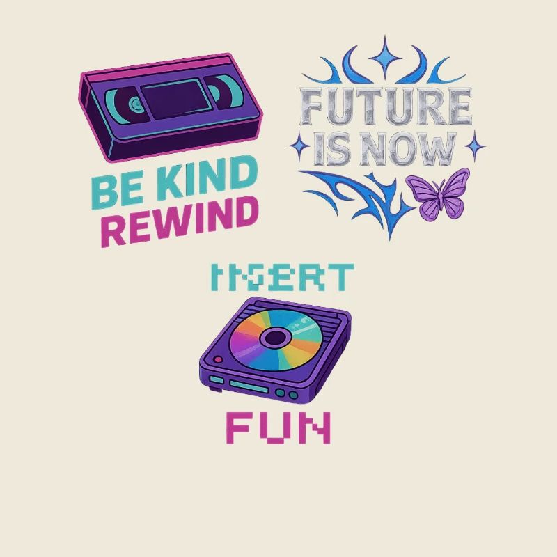 Future Now Retro Tape Design