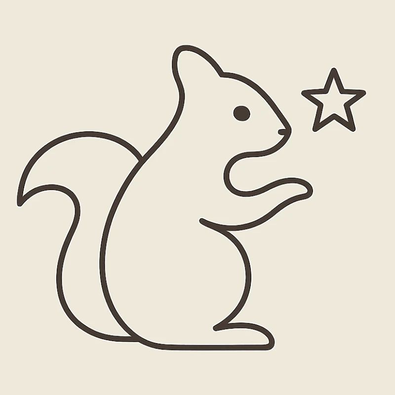 Squirrel Star Magic