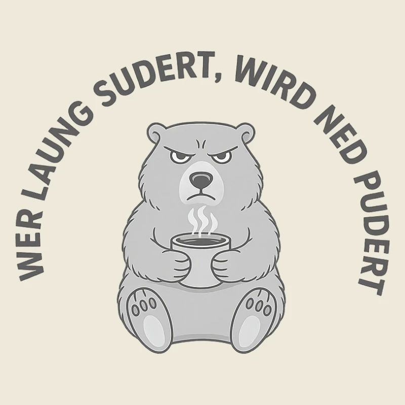 Wer laung sudert, wird ned pudert – Grumpy Coffee