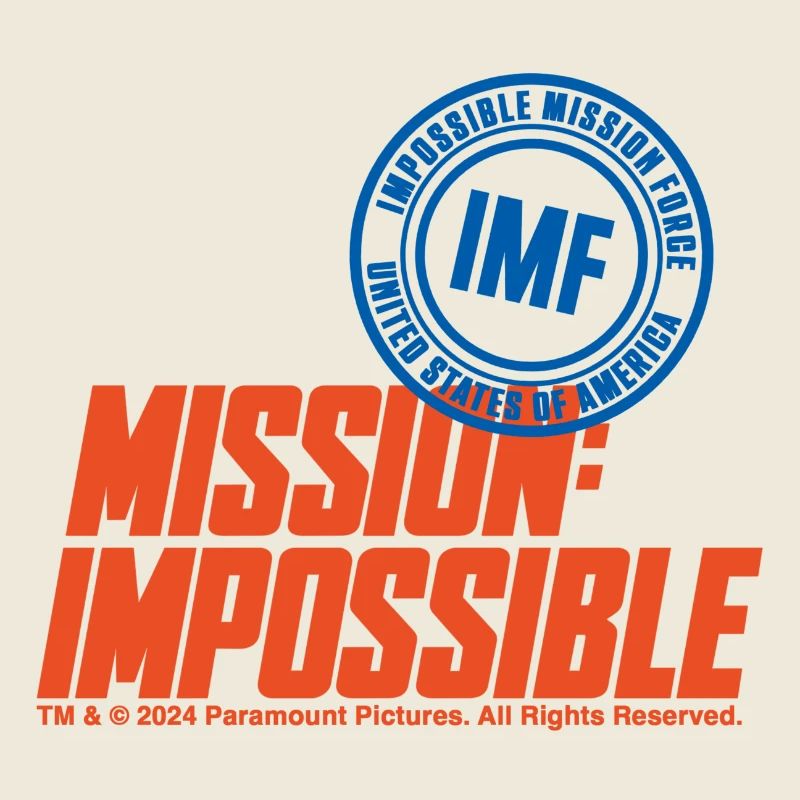 Mission Impossible Dead Reckoning Mit IMF-Logo